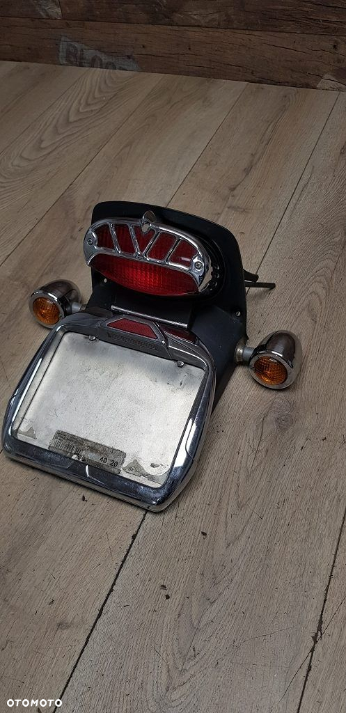 Lampa osłona chrom chlapacz kierunkowskazy Yamaha XVS650 Drag Star Custom - 4