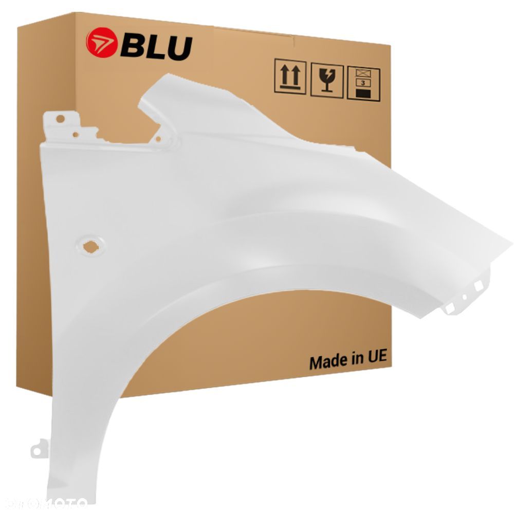 BLU Błotnik FORD KA II 2 7VTA prawy biały 2008-2015 przód Frozen White - 1