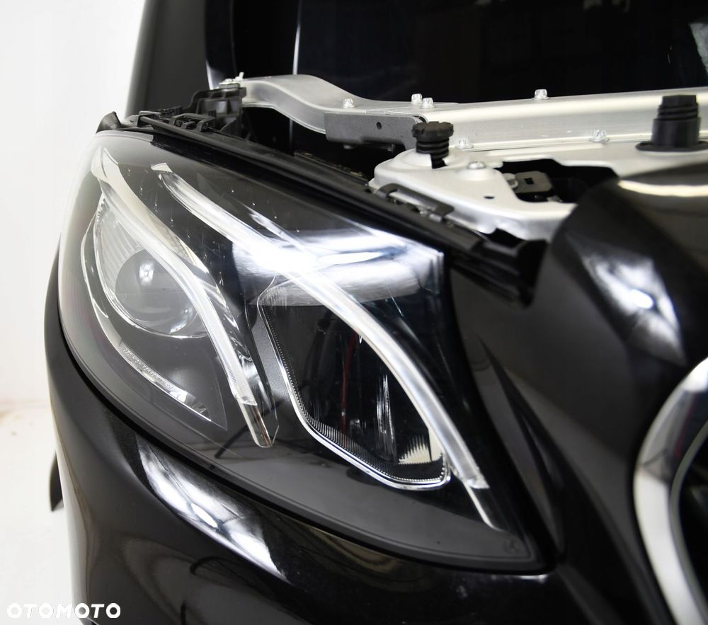 MERCEDES W213 AMG PRZÓD MASKA ZDERZAK CHŁODNICE LAMPY PRZEDNIE BŁOTNIKI PAS - 6