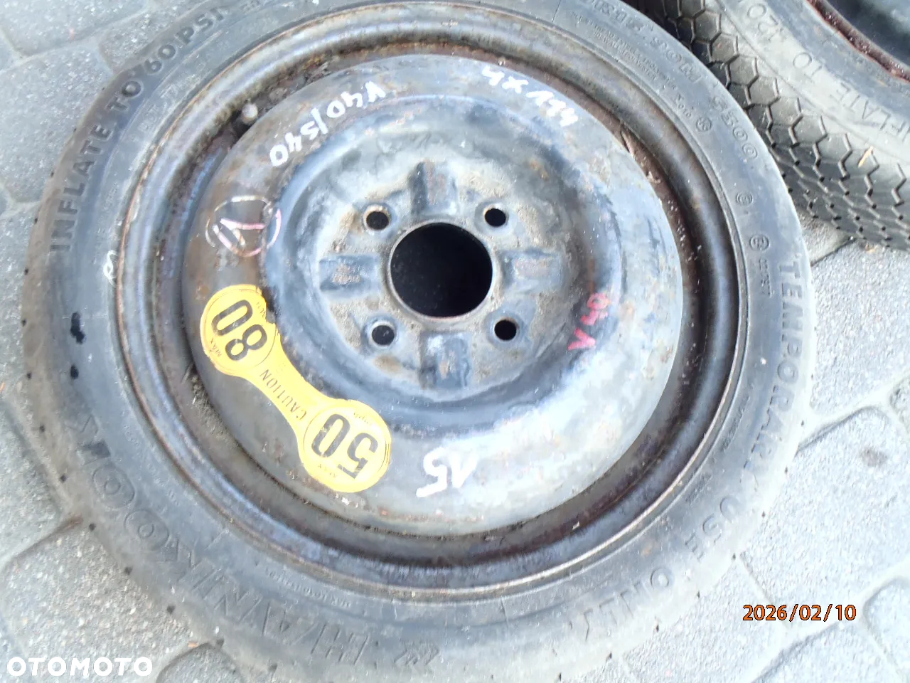 felga felgi koło dojazdowe mazda honda 4x100 14 - 17