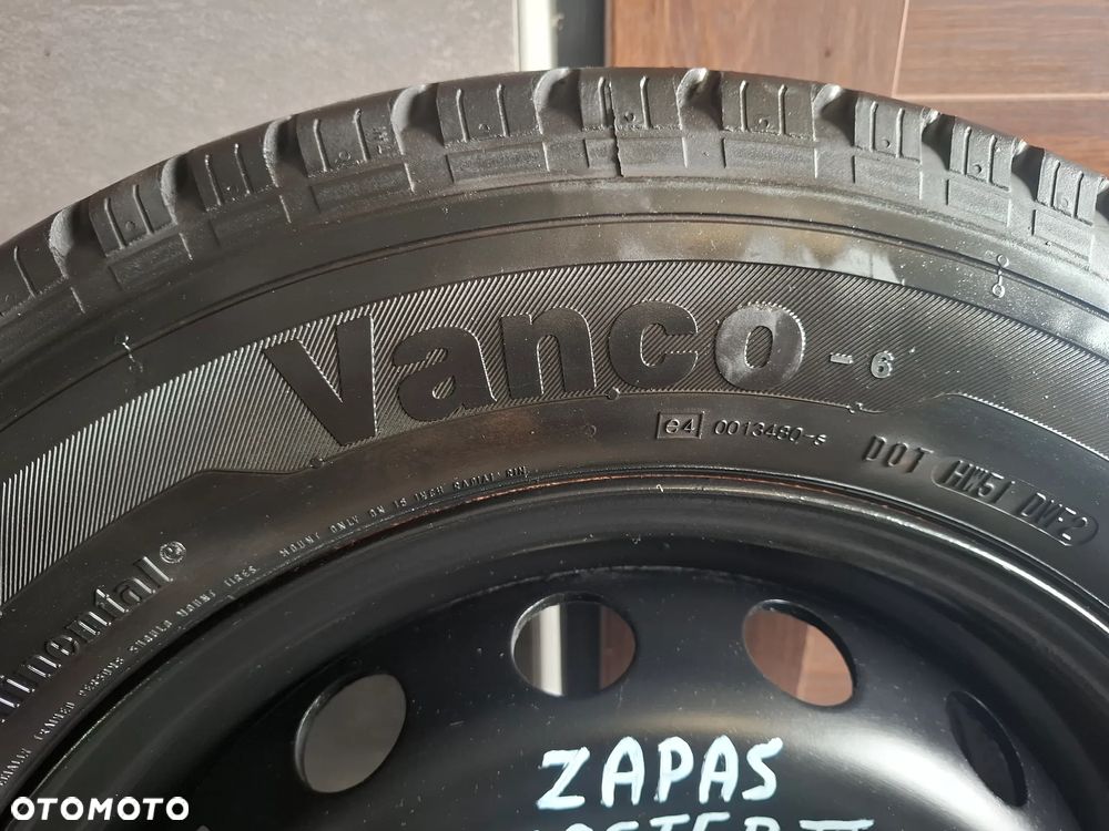 Koło zapasowe Renault Master III Movano rok 2016 215/65 R16C Continental Vanco 6 bieżnik 9mm - 5