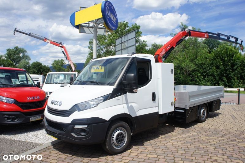 Iveco 35C14 wywrotka HDS żuraw - 18