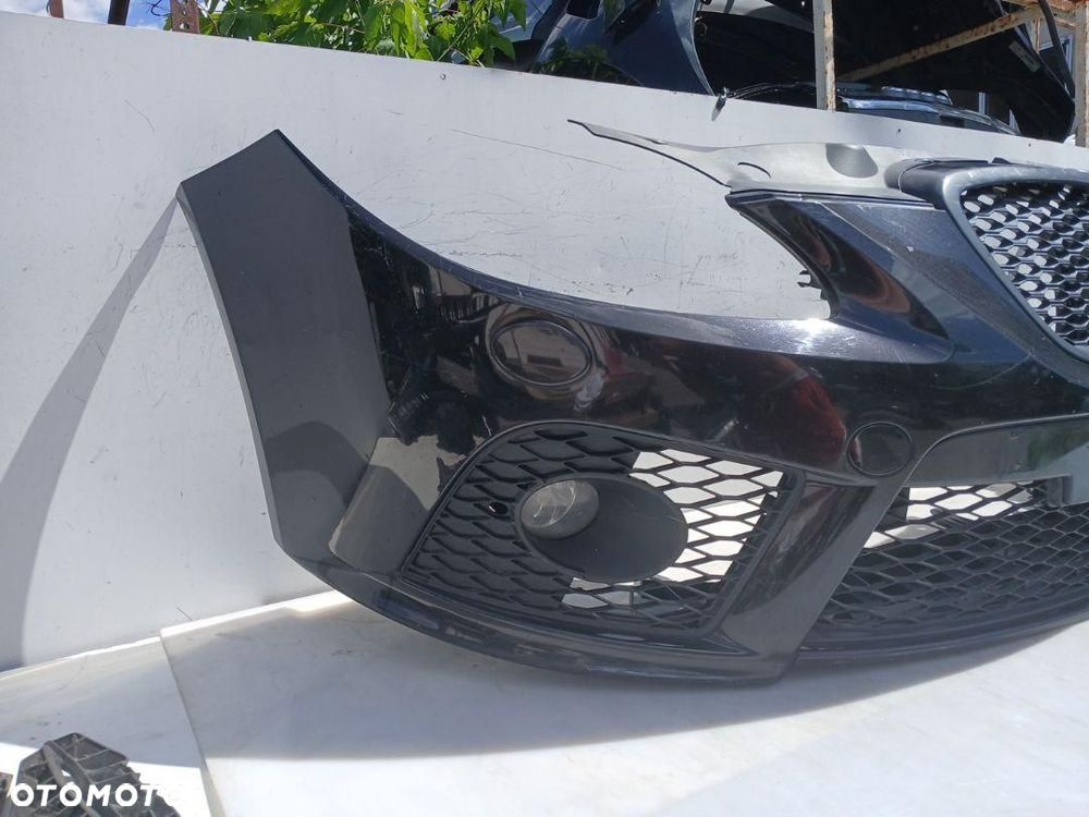 ZDERZAK PRZÓD PRZEDNI CZARNY SEAT LEON II FR SPRYSKI HALOGENY KOMPLET - 6