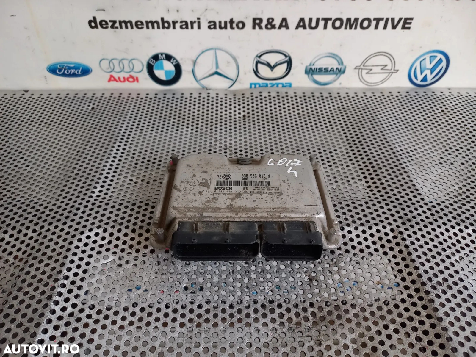 Calculator Motor ECU Vw Golf 4 lV 1.9 Tdi Cod M - Dezmembrari Arad - 4