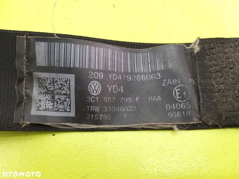 Pas bezpieczeństwa lewy przód VW Passat B6 2005-2010R KOMBI 34032206 - 3