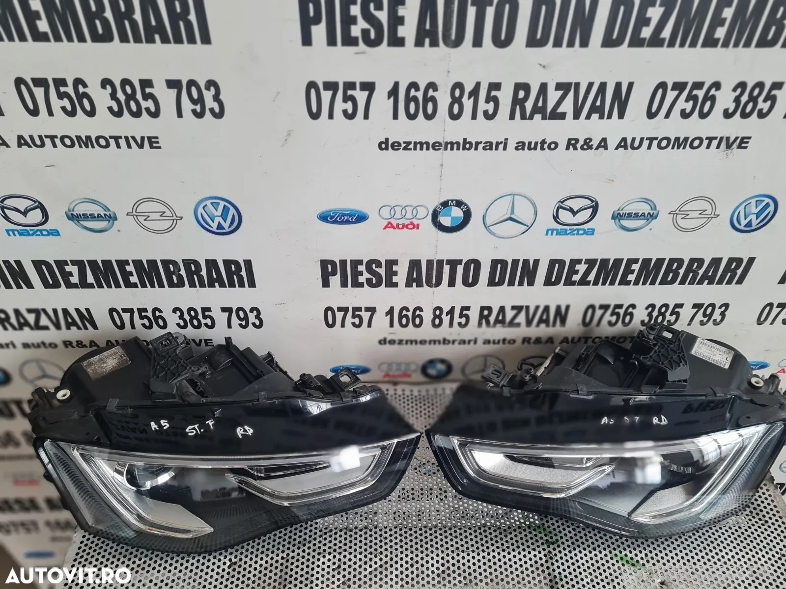 Faruri Far Stanga Dreapta Led Bi-Xenon Complete Audi A5 Facelift 2.0 Tdi Euro 5 Motor CJC Cutie Aut - 5