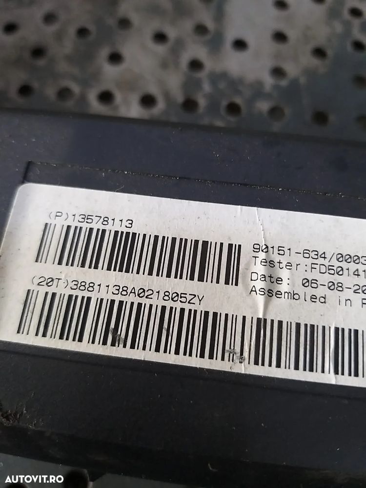 Modul calculator climatizare opel astra j p13578113 - 3