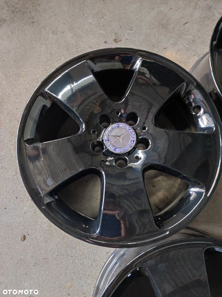NOWE CZARNE Felgi aluminiowe 17 Mercedes S-klasa W221 5x112 ET43 VITO - 4