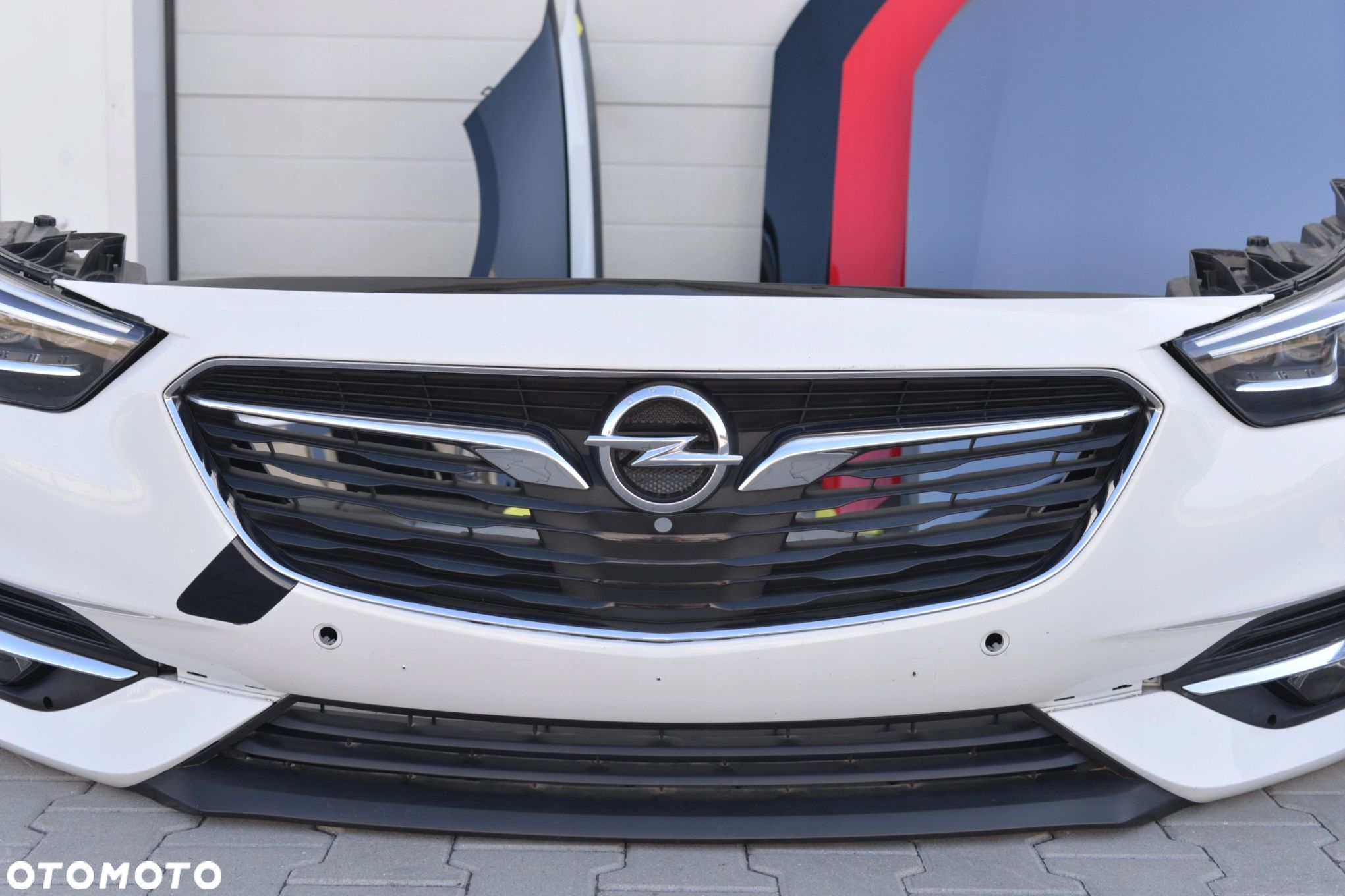 MASKA BŁOTNIK ZDERZAK GRILL LAMPA XENON LED PAS BELKA OPEL INSIGNIA B 2017- - 16