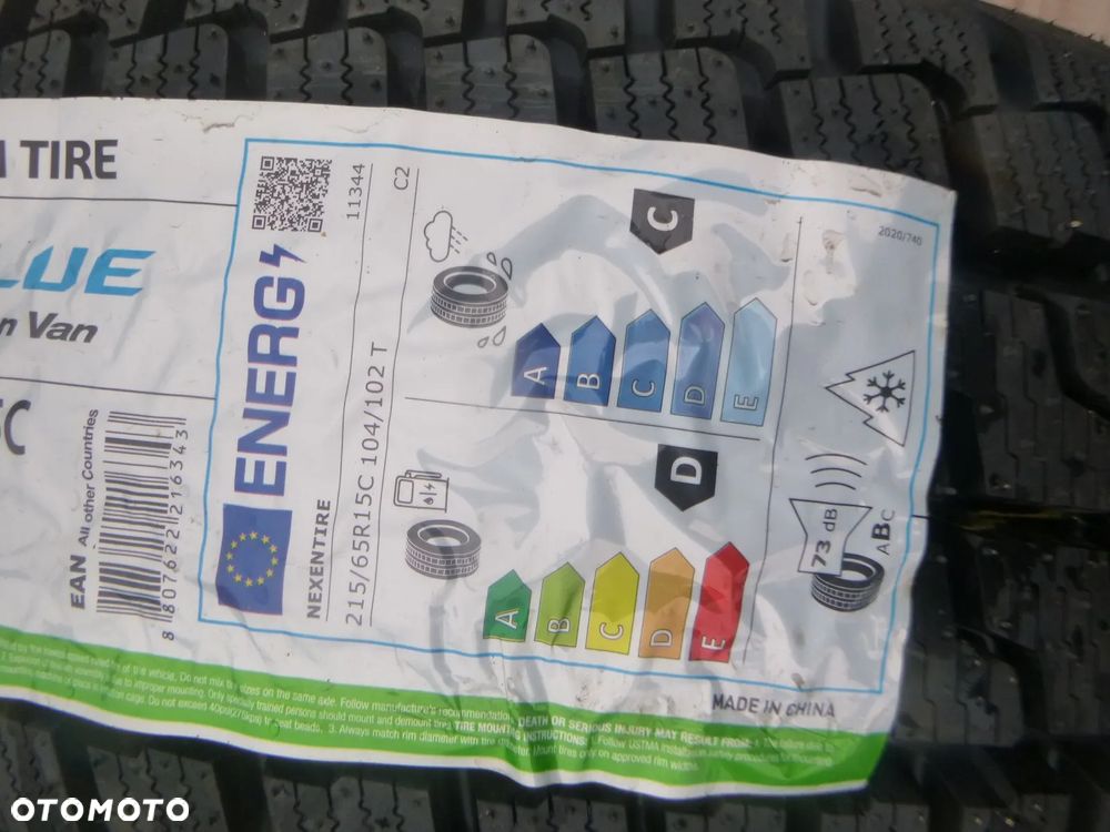 nowa opona całoroczna 215/65 r15C nexen n blue 4season van 6pr 104/102T - 3