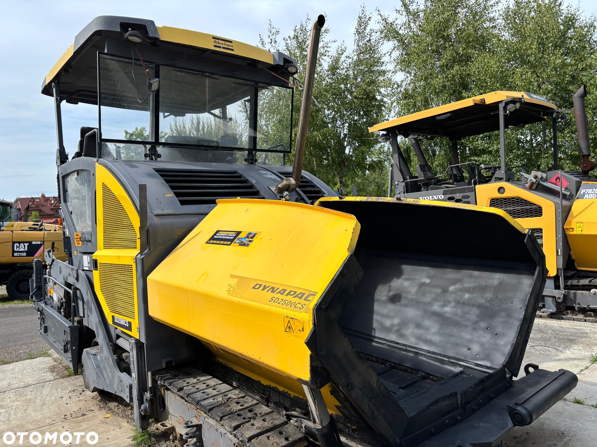 Dynapac Atlas Copco SD2500CS Rozściełacz Asfaltu na gąsienicach 2016rok układarka 2,5-5m Niwelacja, stan bdb - 2