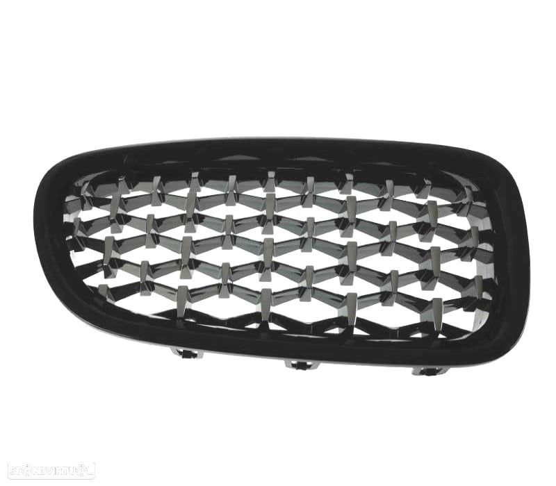 GRELHAS FRONTAIS BMW F10 F11 10-13 DIAMANTE NEGRO - 2