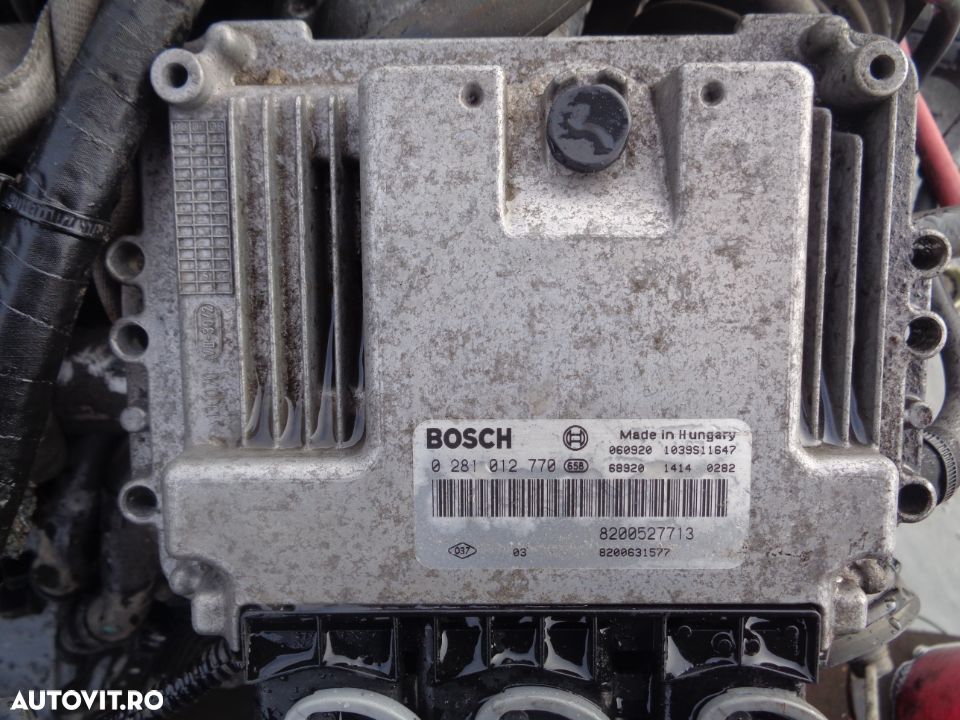 Vand Calculator Motor ECU Renault Megane2/Scenic2 1.9 DCI 131CP F9Q din 2006 cod:0281012770 - 1