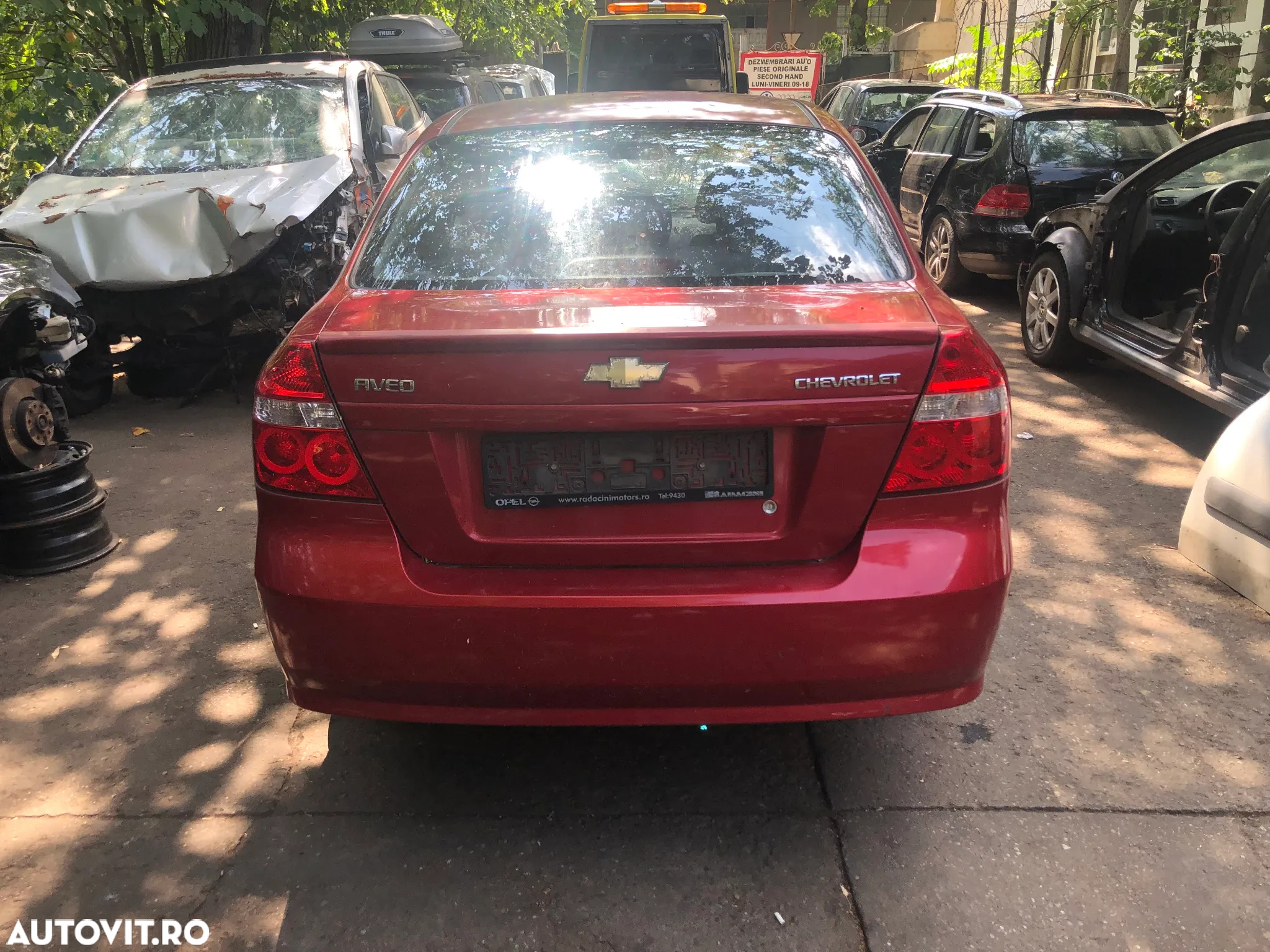 Dezmembrez Chevrolet Aveo 1.4 benzina visiniu 2007 - 3