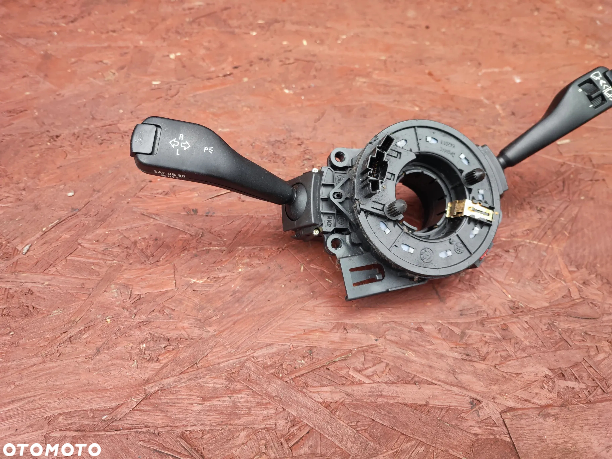 BMW E46 / E39 / E53 ORYGINALNE MANETKI KIERUNKOWSKAZÓW + TAŚMA KIEROWNICZA + MANETKA WYCIERACZEK Z BC O NR.8 375 408 / 8 363 668 / 8 376 443 OEM - 3