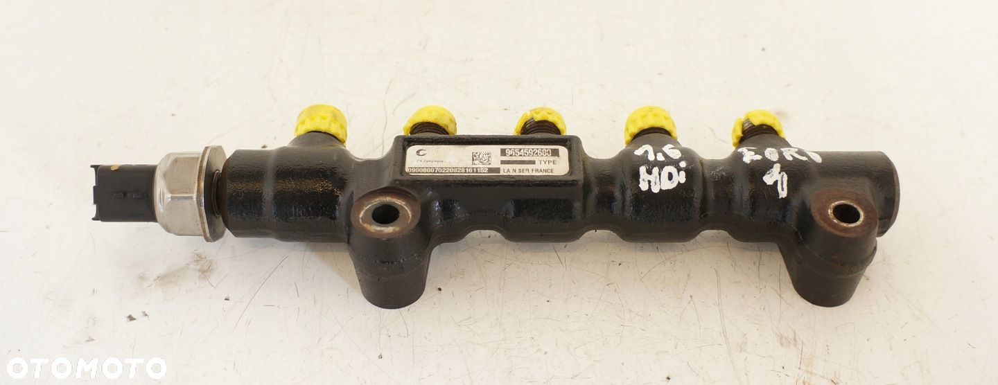 LISTWA WTRYSKOWA CITROEN C5 VOLVO FORD FOCUS 1.6 HDI TDCI 9654592680 - 1