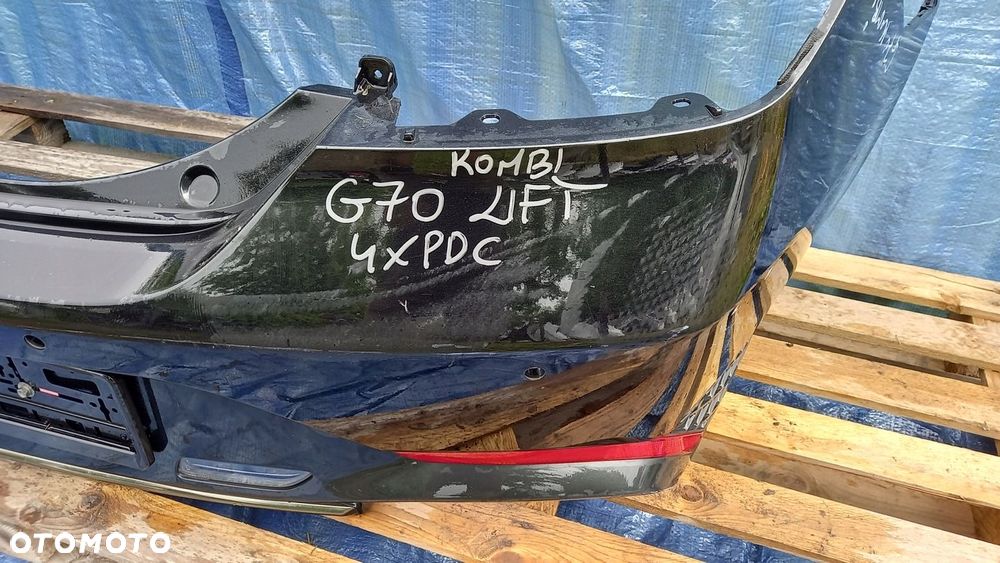 ZDERZAK TYŁ TYLNI GENESIS G70 KOMBI LIFT 2021 2022 POD PDC KAMERA - 2