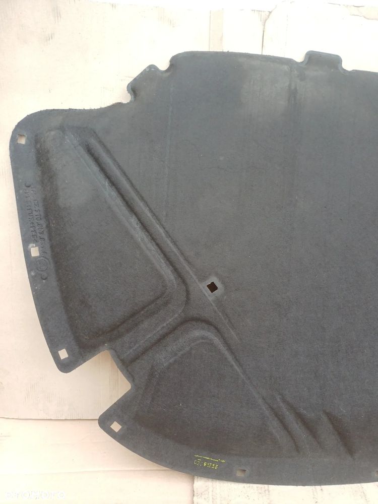 Wygłuszenie wyciszenie podbitka maski Skoda Superb II Lift 3T0863831A spinki - 9