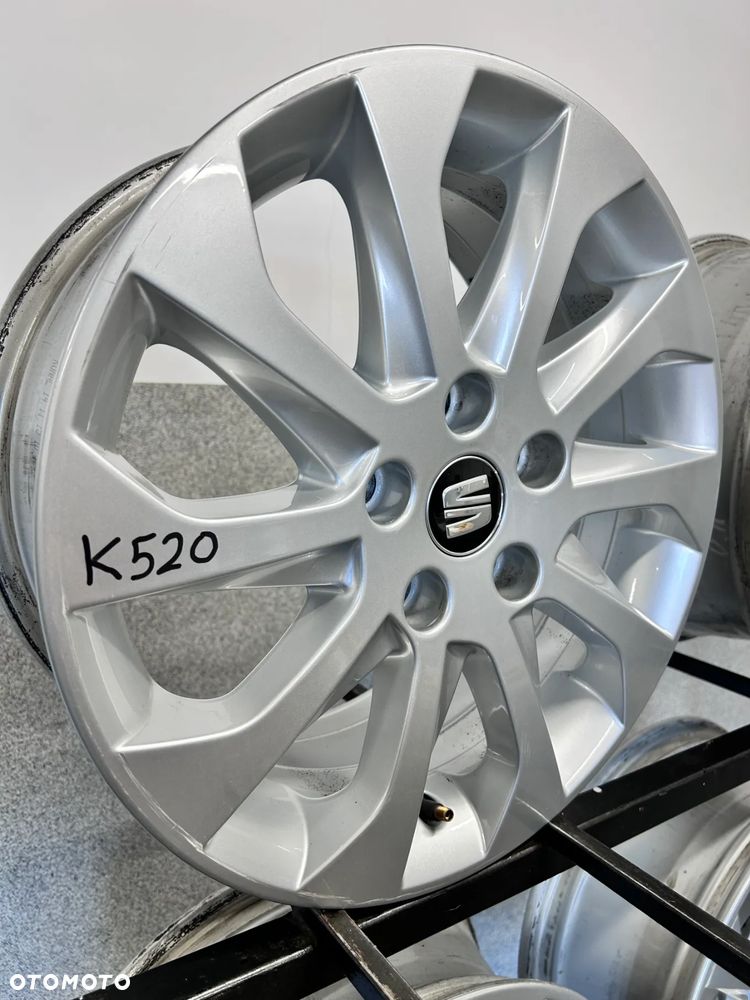 4 FELGI ALU. SEAT LEON 2,3,VW GOLF 5,6,7,TOURAN,CADDY 16'' 6,5J  ET46 - 3