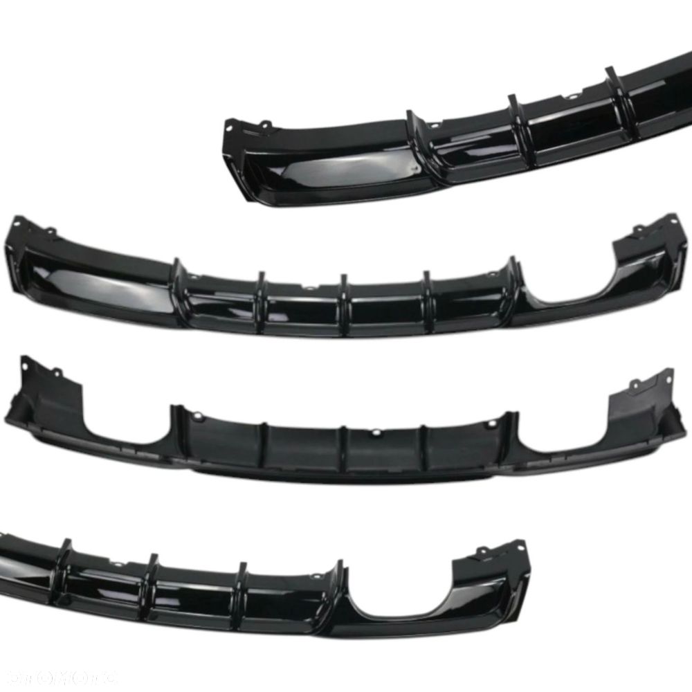BMW F30 F31 DYFUZOR SPOILER DOKŁADKA DWURURKA 320 CYLINDRY PODWÓJNY WYDECH - 3