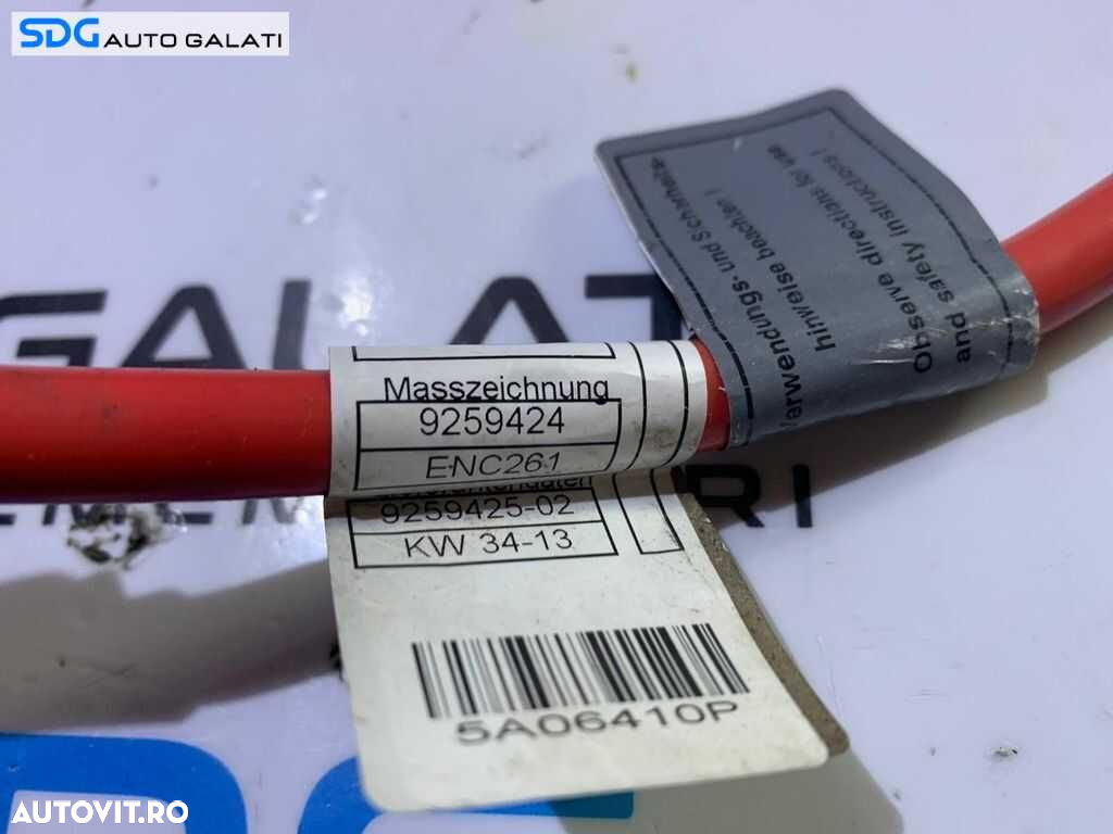 Borna Plus Baterie Acumulator cu Capsa Pirotehnica BMW Seria 3 F30 F31 2011 - 2019 Cod 922775204 9259425 925942502 9259424 - 7