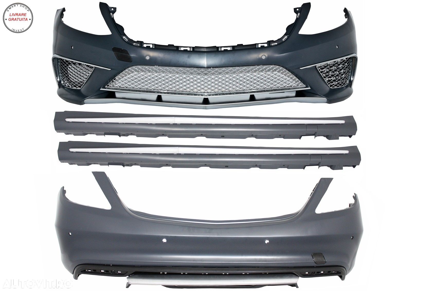 Pachet Exterior Mercedes S-Class W222 (2013-06.2017) S65 Design- livrare gratuita - 1