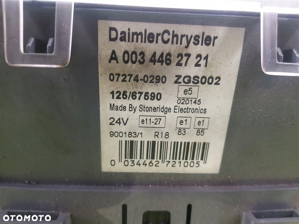 Licznik ZEGARY Mercedes Atego 4.3D 175KM 2004-2013  07274-0290 DAIMLER - 5