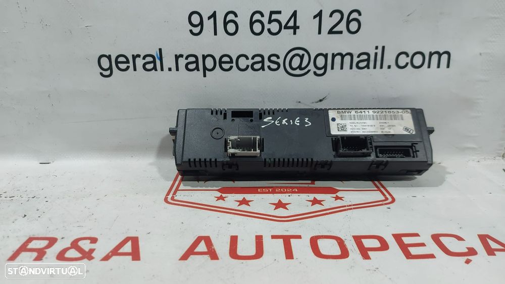 Climatronic BMW Série 3 E90 E91 6411922185305 Original - 2