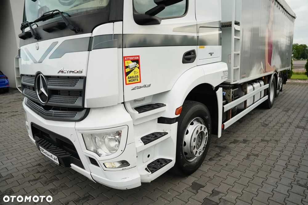 Mercedes-Benz ACTROS 2543 / RUCHOMA PODŁOGA / WALKING FLOOR / 6X2 / KLIMA POSTOJOWA /  OŚ SKRĘTNA / PODNOSZONA / EURO 6 - 10