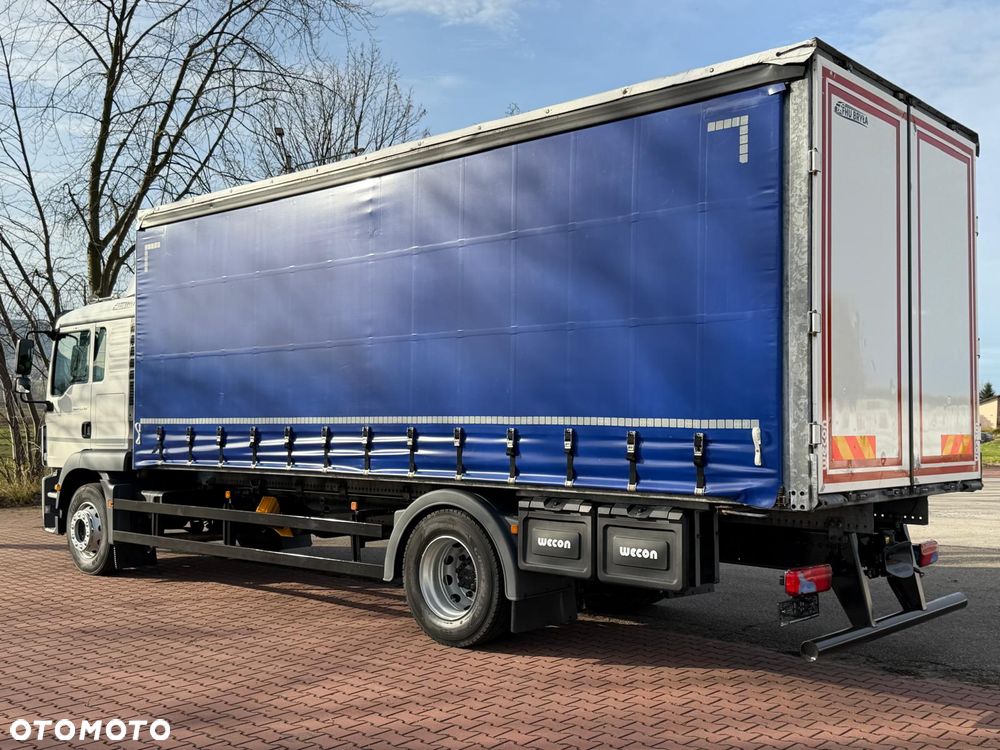 MAN TGM 15.290 / FIRANKA / 2016R / KLIMA POSTOJOWA /SPROWADZONY/ 8T ŁADOWNOŚĆ / 17 PALET / E6  / WINDA / - 12