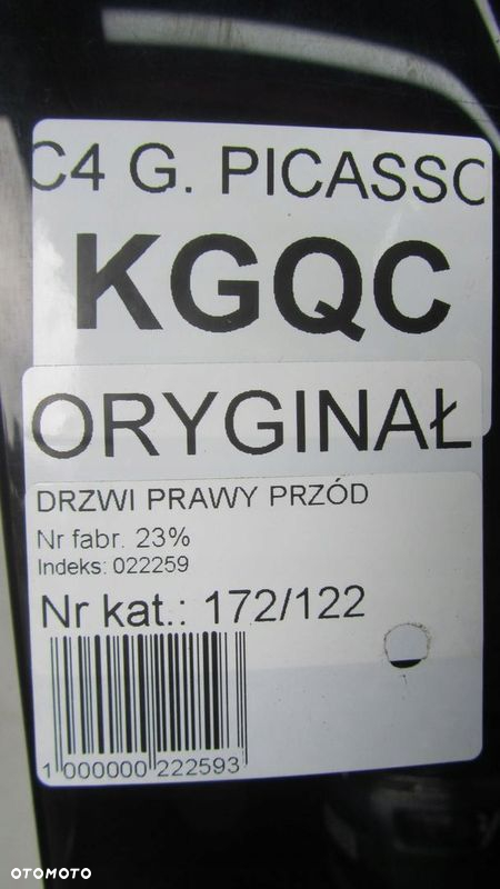 C4 II GRAND PICASSO DRZWI PRAWE PRZÓD KGQC 13-16 - 4