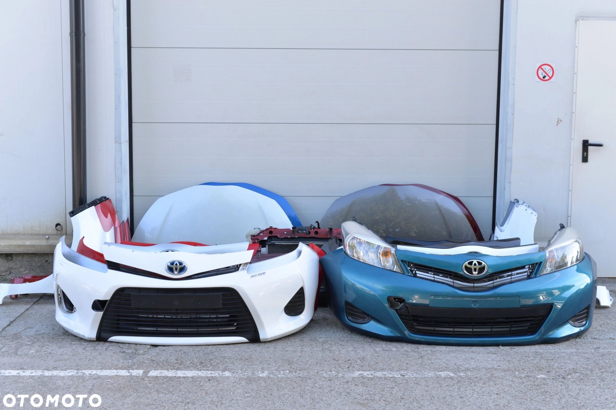 MASKA ZDERZAK GRILL BŁOTNIK LAMPA H7 XENON PAS BELKA TOYOTA YARIS 3 III - 1