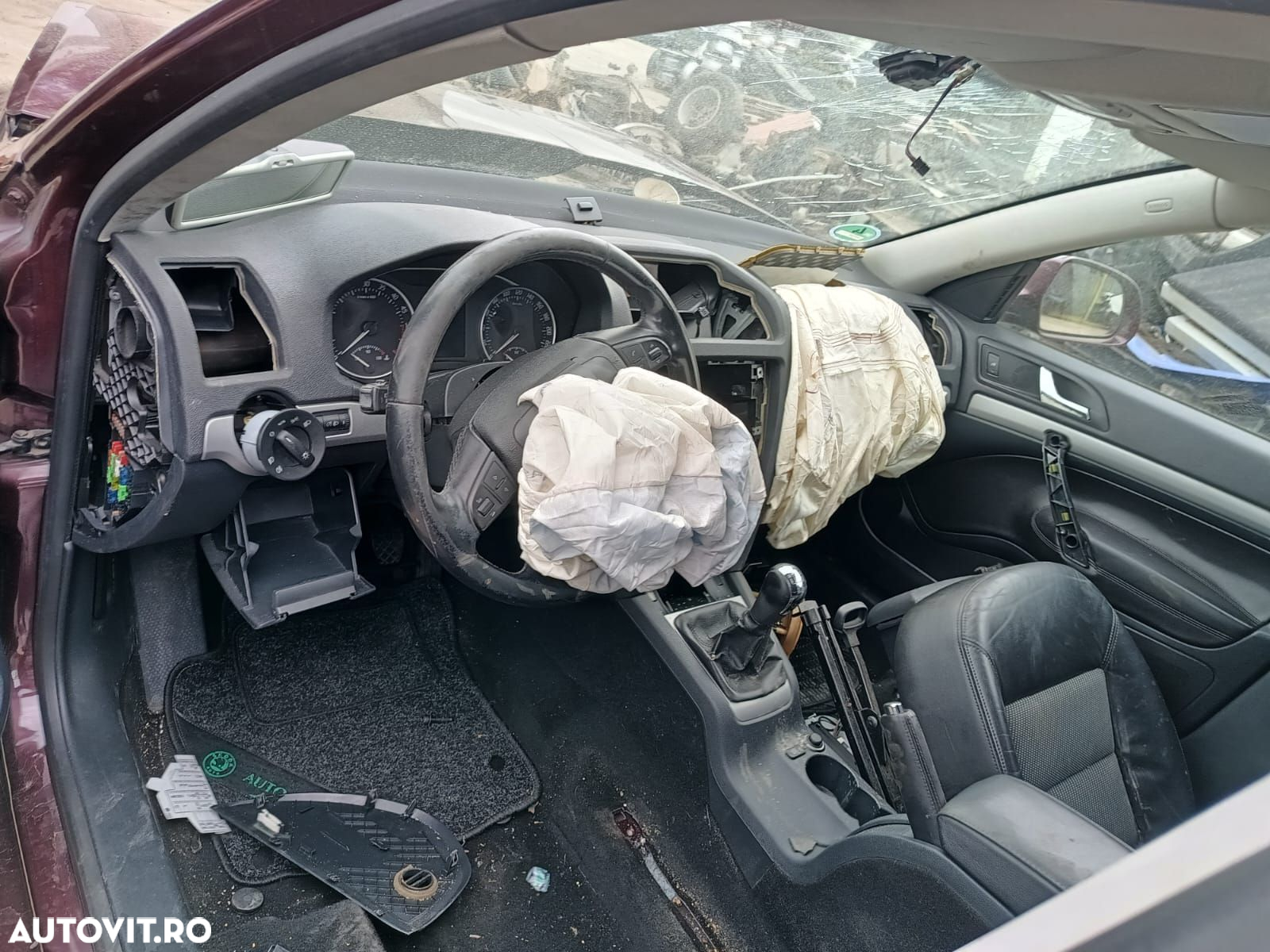 Consola centrala Skoda Octavia 2 [facelift] [2008 - 2013] 1.6 tdi CAY - 7