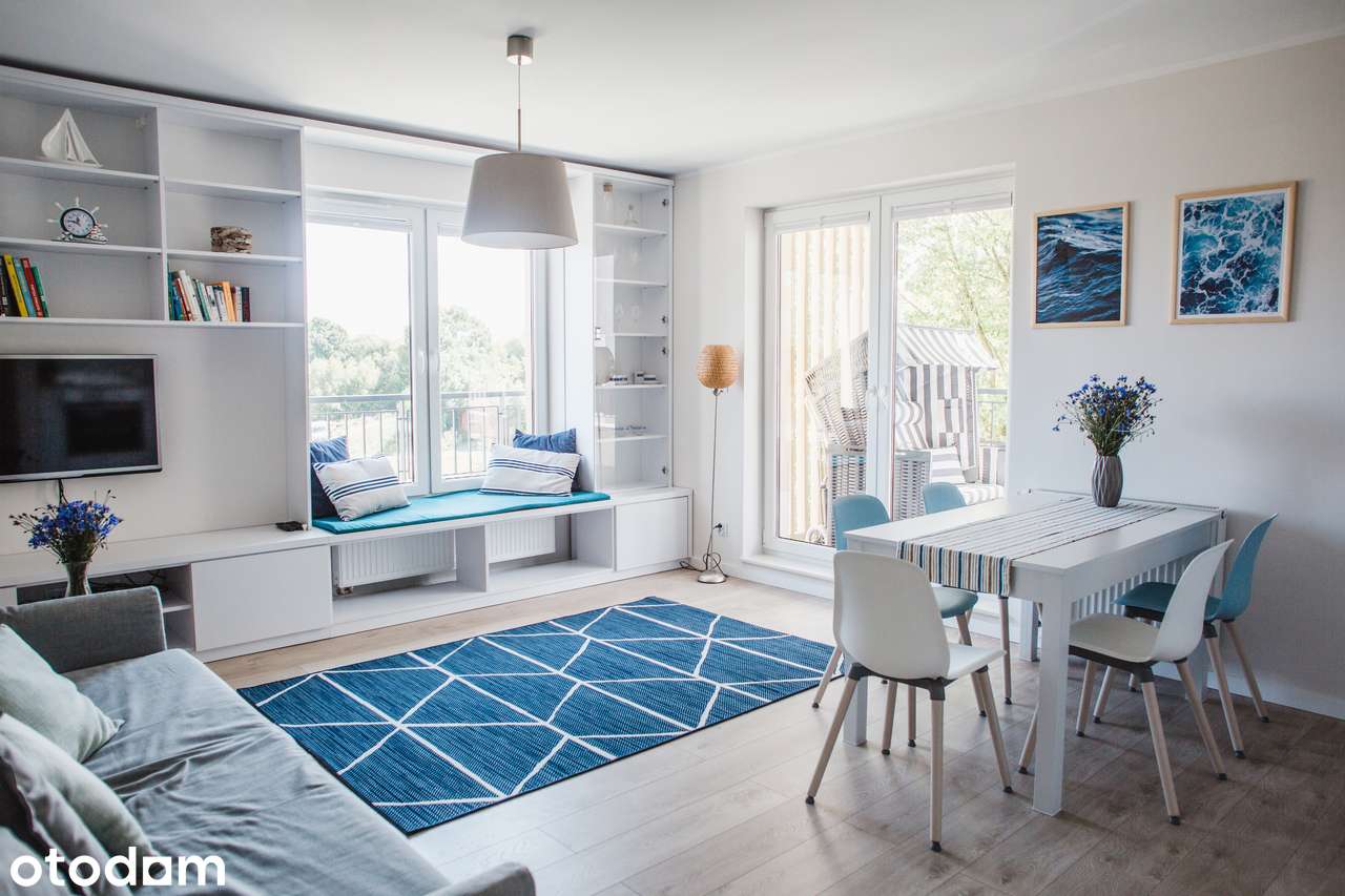 Apartament z basenem, kortem tenisowym i siłownią w Ustroniu Morskim