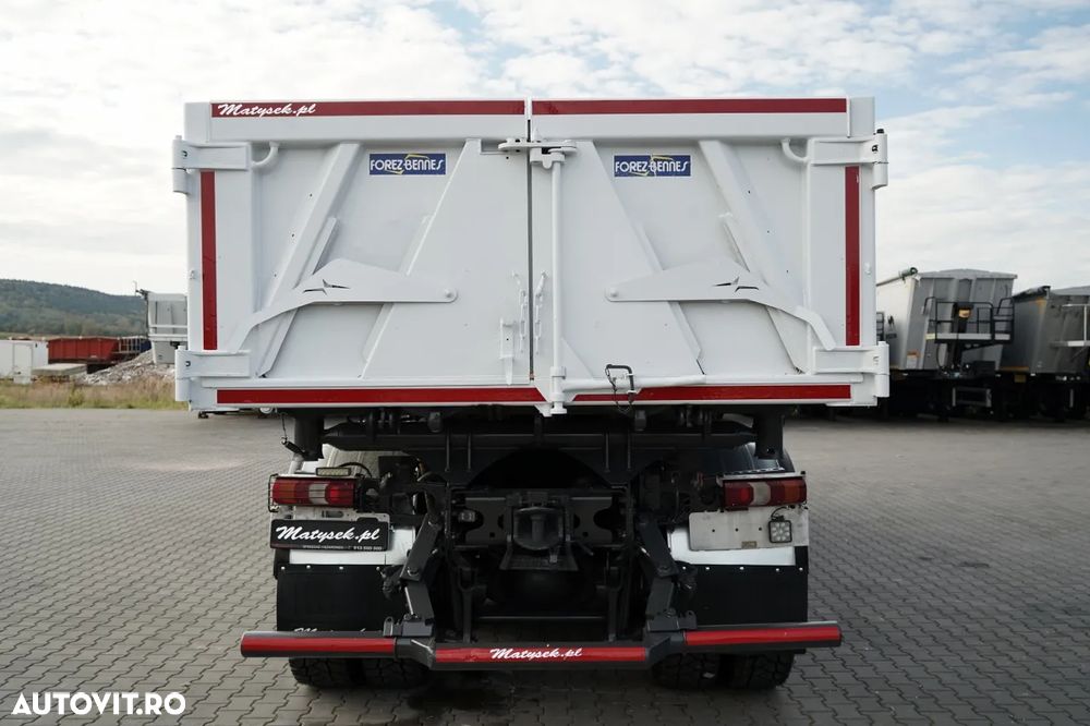 Mercedes-Benz AROCS 3243 / 8x4 / BASCUNĂ BIDIRECȚIONALĂ / BASCUNĂ HIDRODOXY / BORDMATIC / BASCUNĂ HIDRODOXY / ANVELOPE 100% / 2016 / - 19