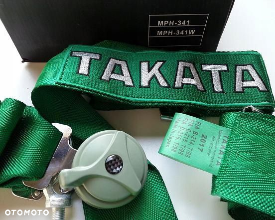 TAKATA pasy szelkowe 3 cale 4 pkt długie FIA 2026 - 8