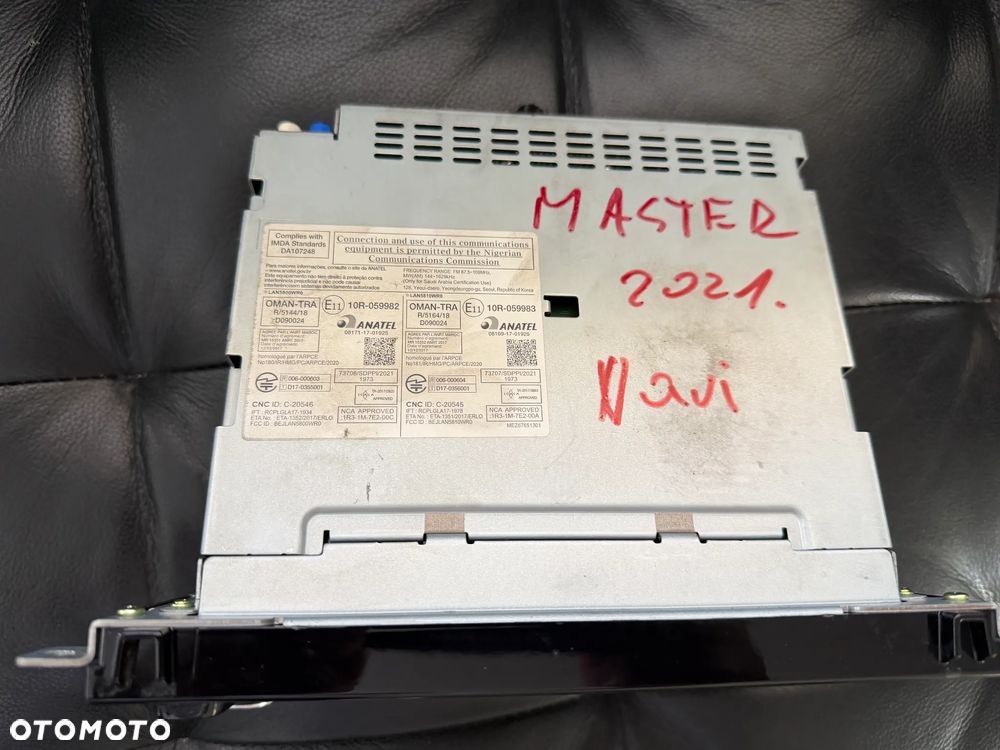 Master IV Movano 2,3 19-23r nawigacja GPS monitor 281155146R - 2