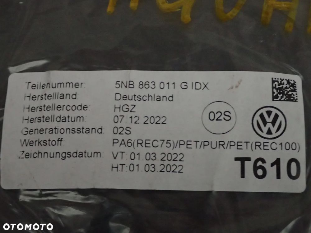 DYWANIKI WELUROWE VW TIGUAN 5NB863011G - 4