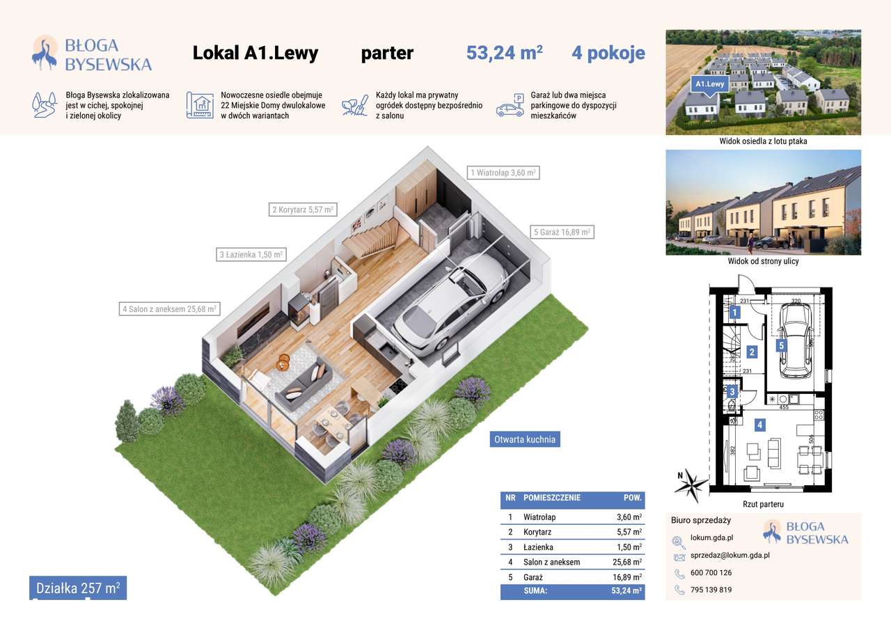 4-pokojowy dom 108m2 + ogródek Bez Prowizji - Pełny obrazek: 2/24