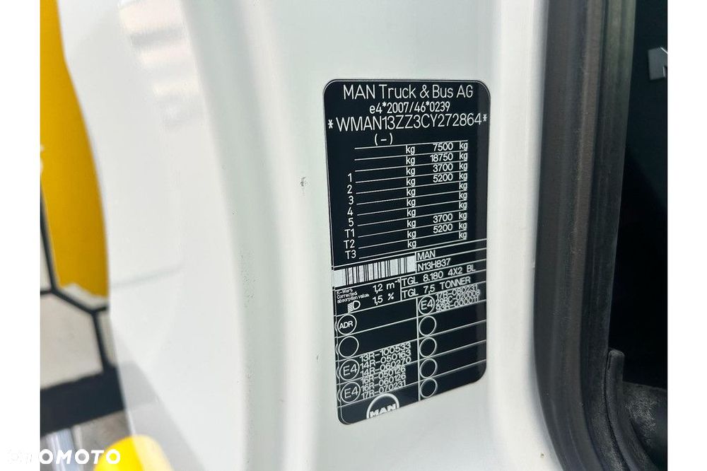 MAN TGL8.180 4X2 EURO5 + VERSALIFT VT-155-FZ - 25