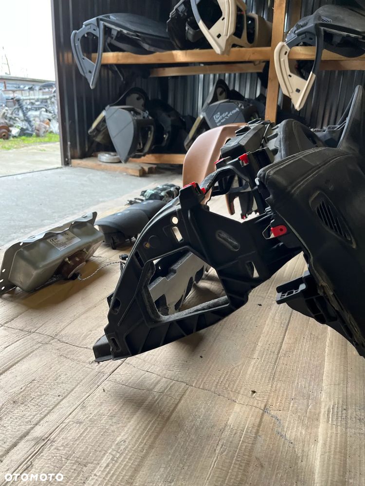 BMW X6 F16 DESKA ROZDZIELCZA KOKPIT KONSOLA AIRBAG NAPINACZE ORYGINAŁ KOMPLET - 4