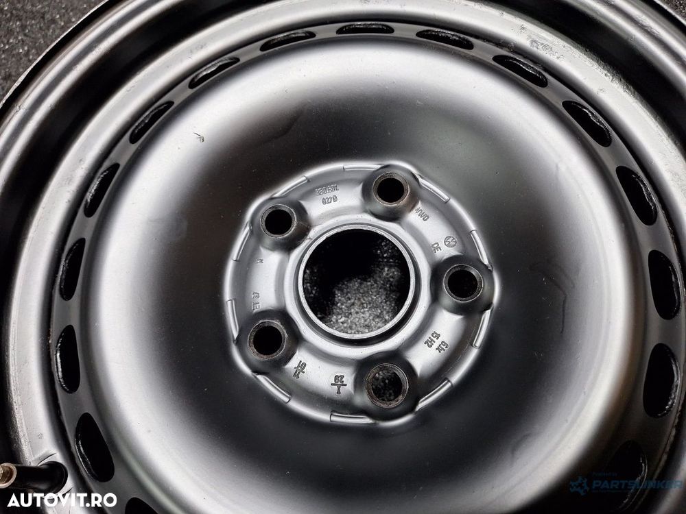 Janta tabla R15 VOLKSWAGEN PASSAT 3B3 2000 - 2005 TDI AVB 6Jx15H2 , ET37 3B0601027D - 4