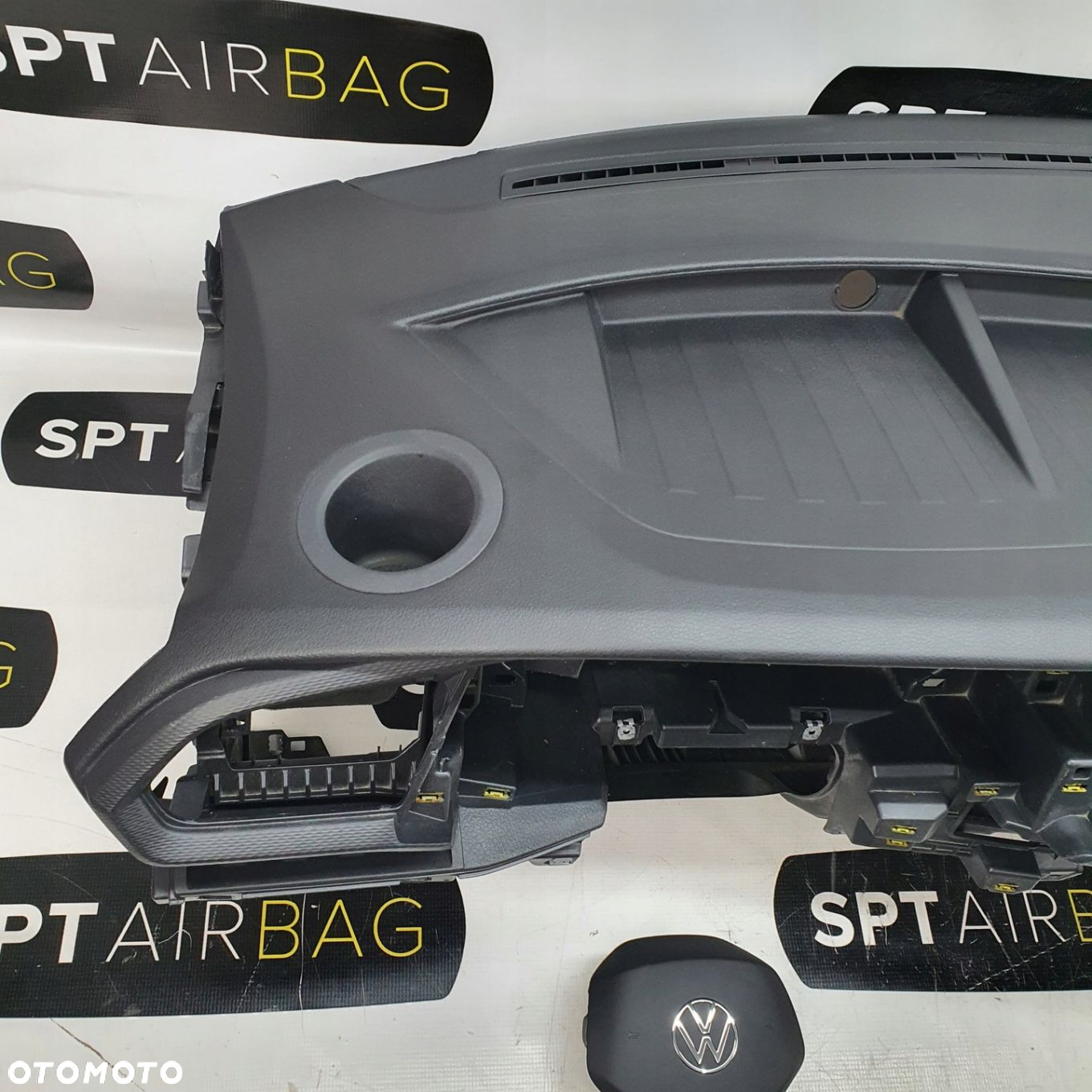 VW T6.1 DESKA ROZDZIELCZA KONSOLA KOKPIT PULPIT PODUSZKI AIRBAG AIR BAG PASY KIT SET - 2