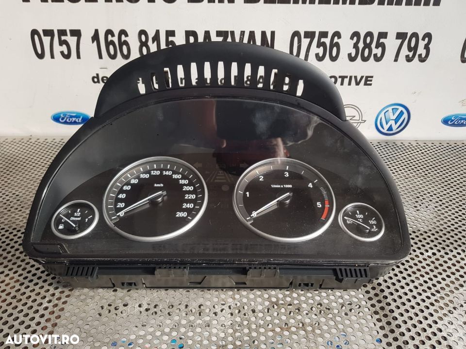 Ceasuri Bord BMW F10 F11 F07 X3 F25 F06 F12 F13 F01 F02 HUD Cod 9249344 - 3