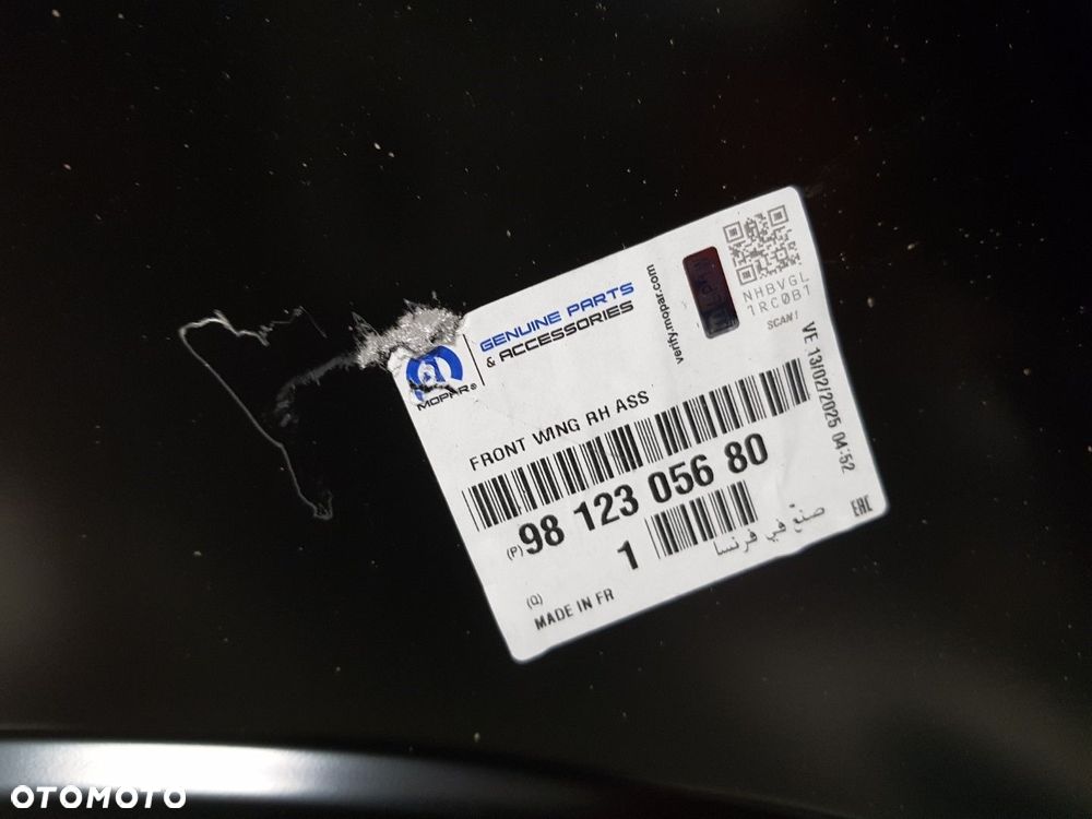 FABRYCZNIE NOWY ORYGINALNY BŁOTNIK + MOCOWANIE PRAWY PRZEDNI PEUGEOT 3008 2 5008 II 16-25 PRZÓD - 7