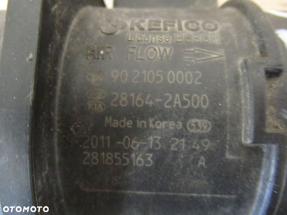 PRZEPŁYWOMIERZ POWIETRZA PRZEPŁYWKA KIA CEED 1.6 CRDI  HYUNDAI KEFICO - 3