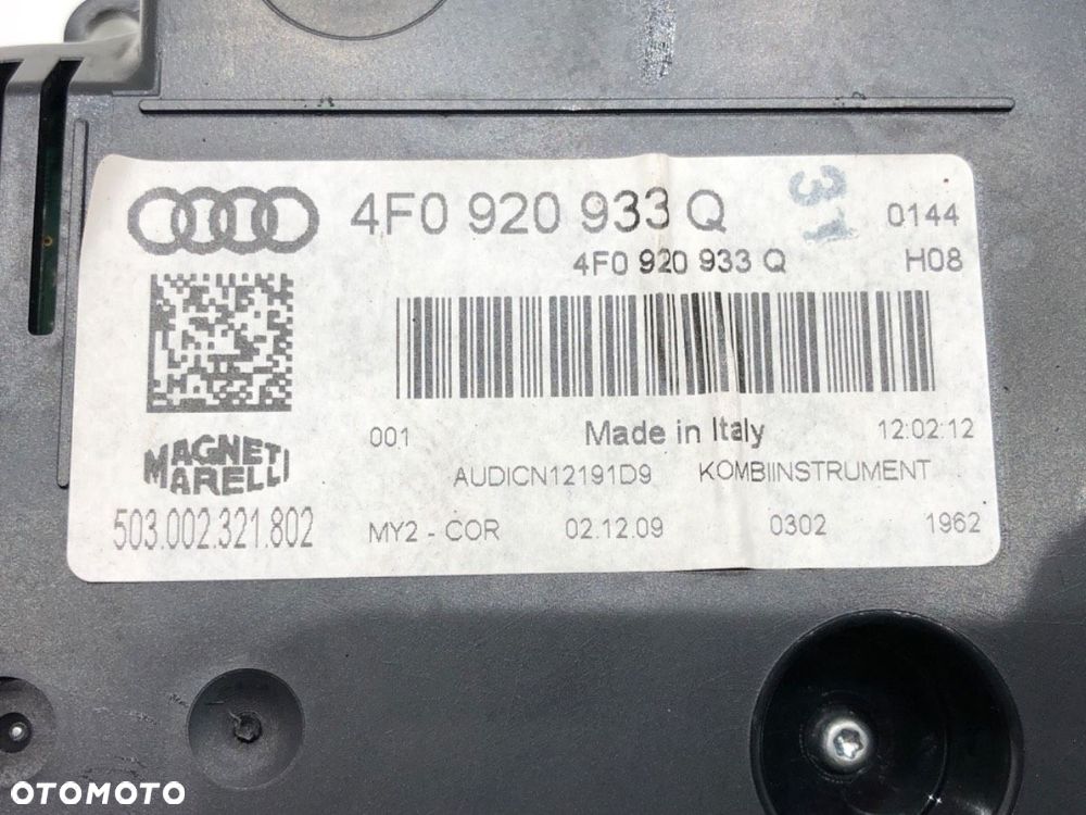 LICZNIK - 516.00 PLN - AUDI A6 C6 Avant (4F5) 2004 - 2011 2.0 TDI 100 kW [136 KM] olej napędowy - 5