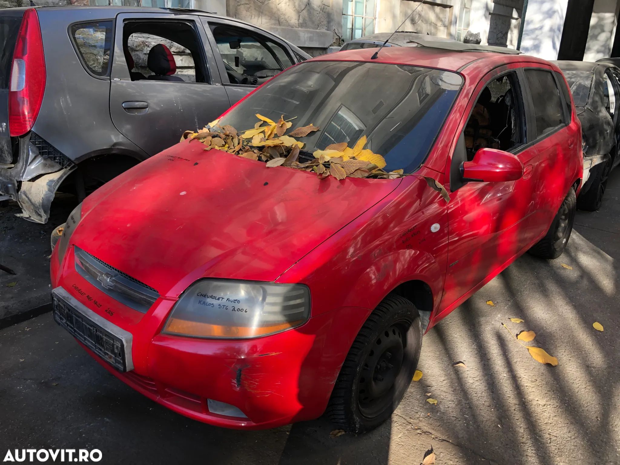 Aripa stanga/Aripa dreapta fata Chevrolet Aveo Kalos 2007 rosu - 1