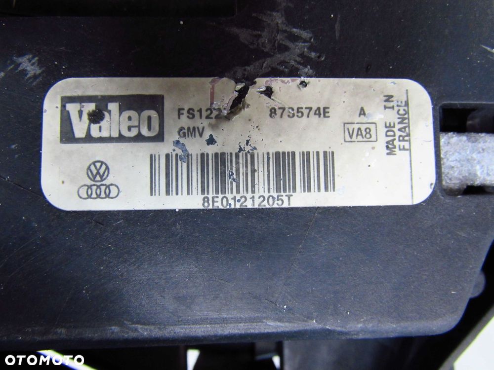 AUDI A4 B6 01-05 PAS PRZEDNI WENTYLATOR 8E0121205T - 9