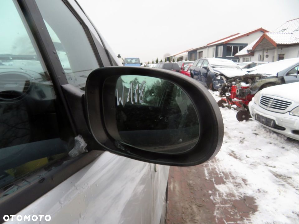 LUSTERKO ELEKTRYCZNE PRAWE A-KLASA W168 LIFT CZARNY MAT MERCEDES 2001-2004 - 4